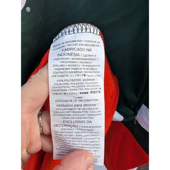 Fanatics Mens Miami Hurricanes First Battle Pullover Hoodie Sz L NCAA Baseball - Picture 6 of 6